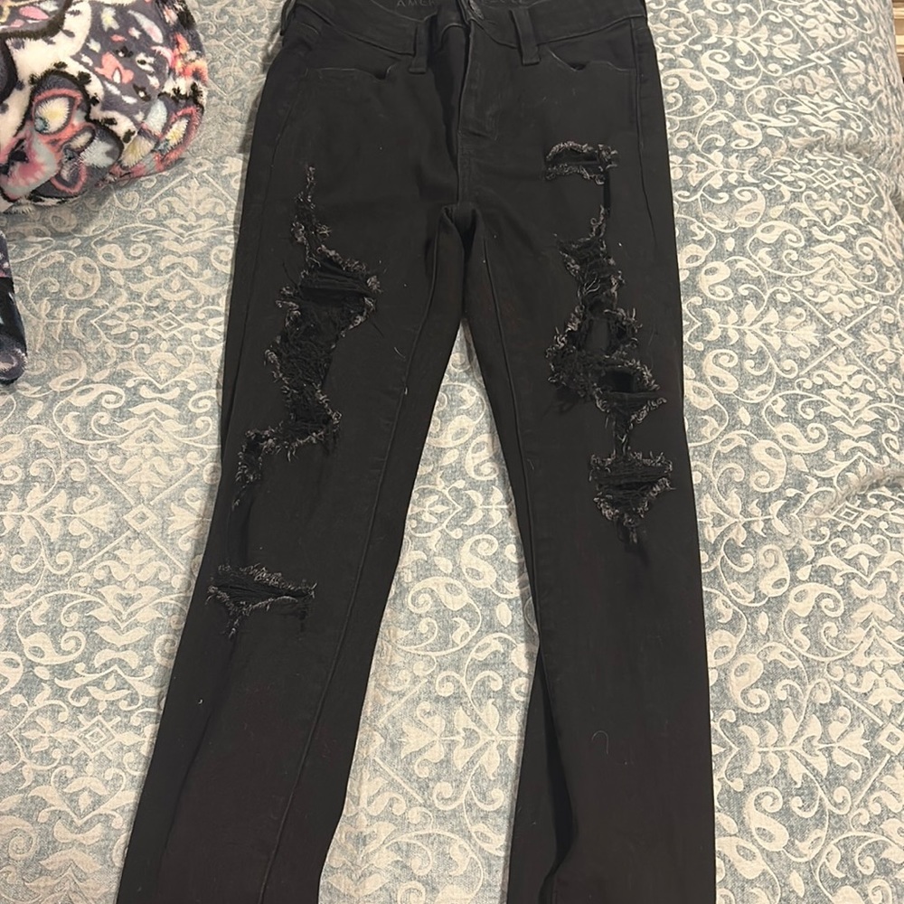 Size 0 American Eagle.Next Leavel Stretch.Regular length.high rise jeggings.